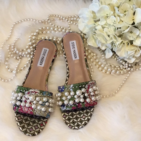 lower price with shop special sales Steve Madden Shoes | Vanessa Pearl Slides Nwt | Poshmark lower price with shop special sales Steve Madden Shoes | Vanessa Pearl Slides Nwt | Poshmark